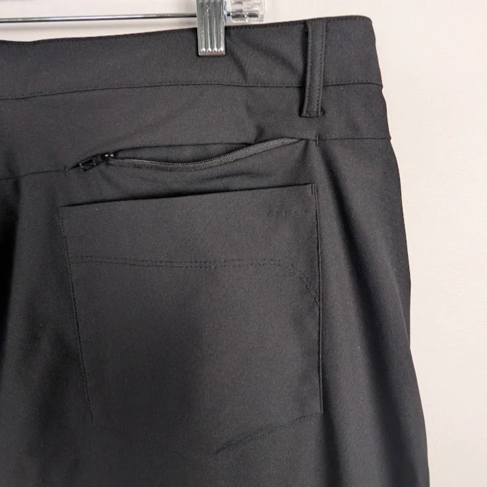 Fabletics Golf Pants Mens 40x28 Black The Don 5-Pocket Performance Stretch